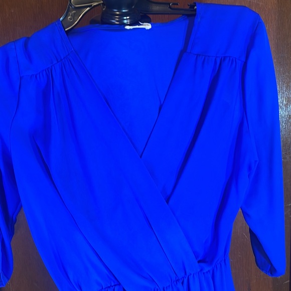 Women electric blue dress - Picture 4 of 5